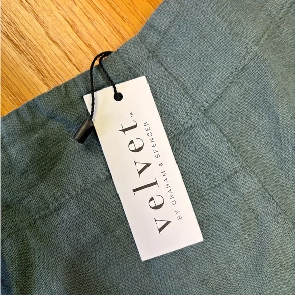 Velvet by Graham & Spencer - Linen Overalls/Jumpsuit - Picture 4 of 7